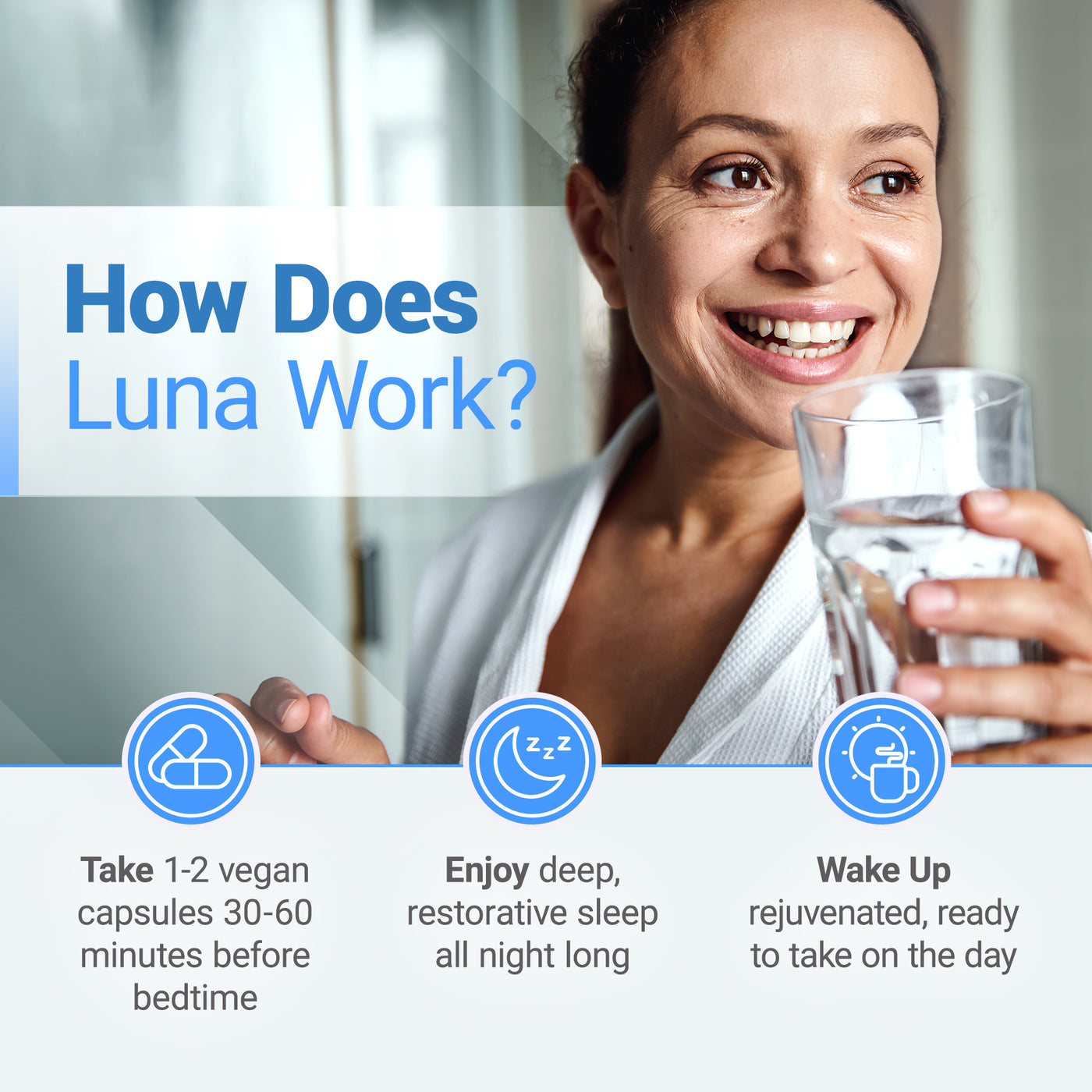 LUNA Melatonin Free Sleep Aid