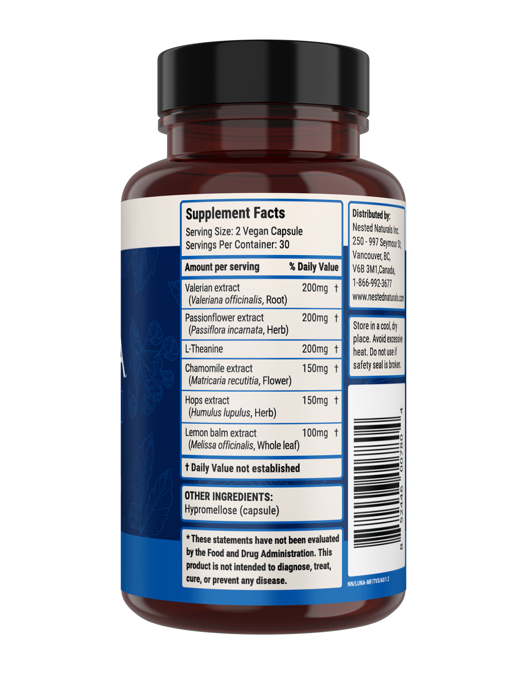 LUNA Melatonin Free Sleep Aid