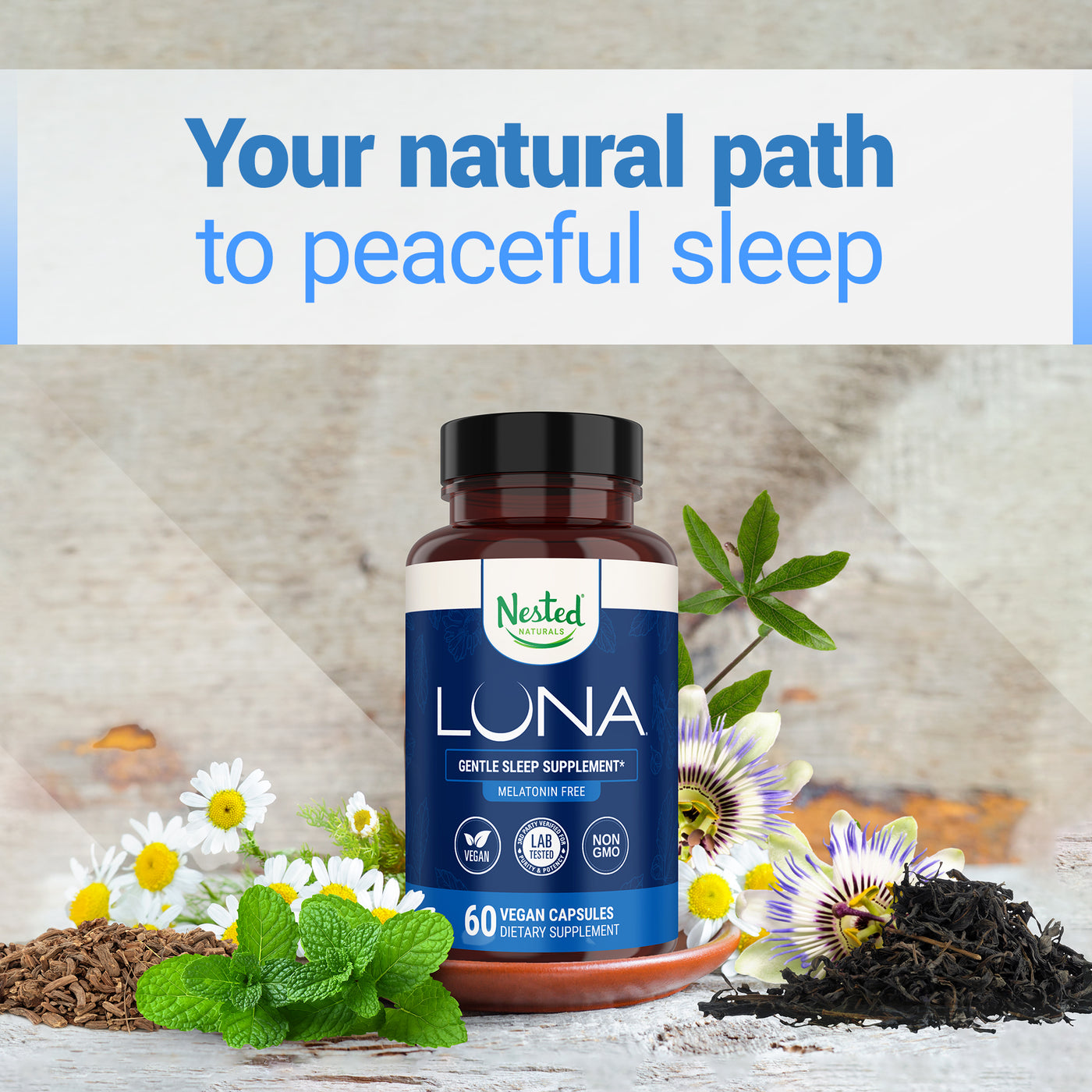 LUNA Melatonin Free Sleep Aid