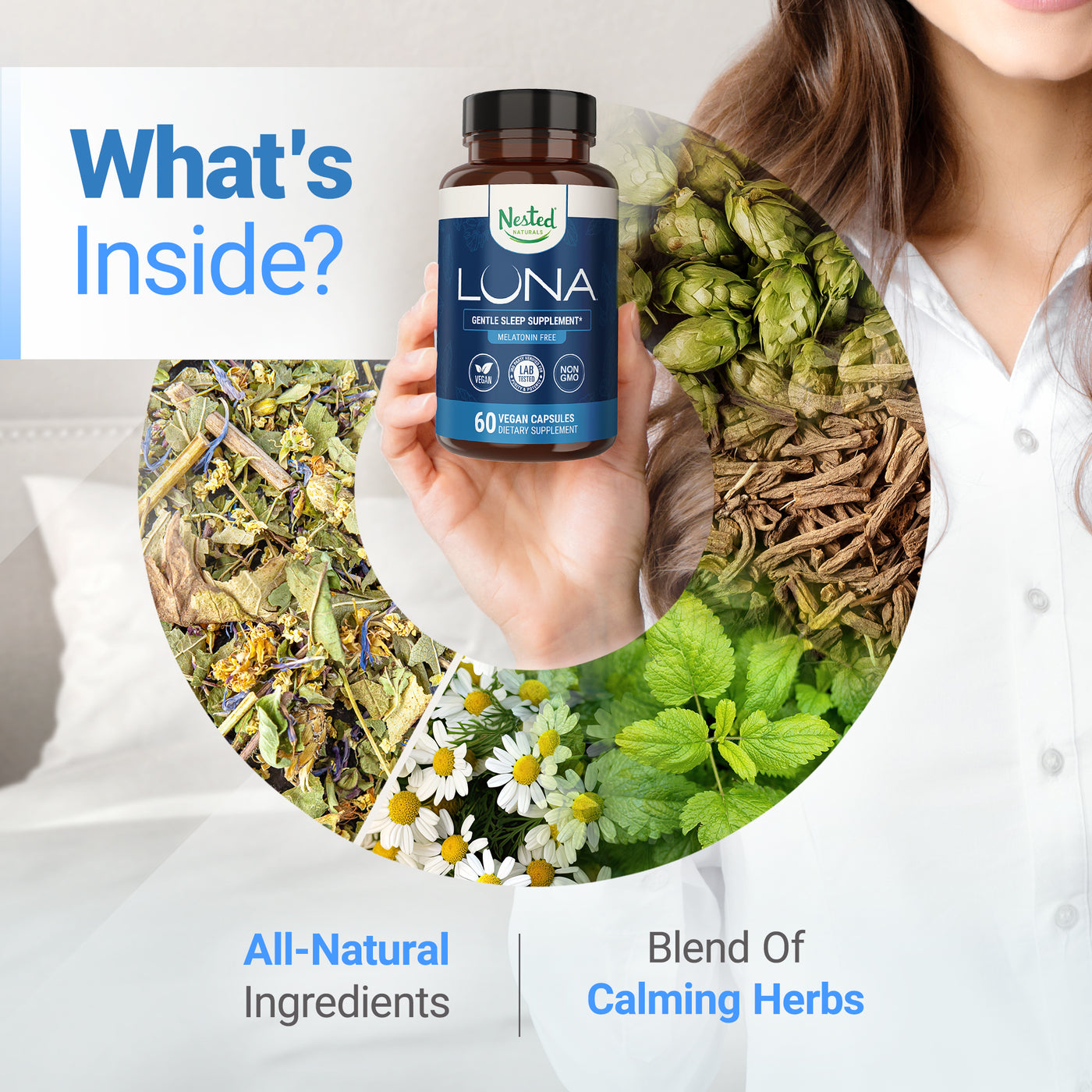 LUNA Melatonin Free Sleep Aid